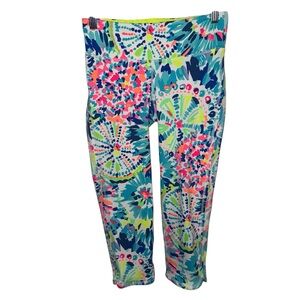 Lilly Pulitzer UPF 50+ Luxletic 21" Weekender Crop Legging Sz Small Style 25219